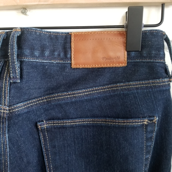 Madewell Rail Straight Dark Wash Jeans, Sz 26 - Picture 8 of 14